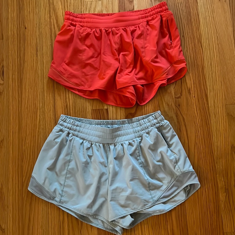 Lot of 2 Lululemon shorts SZ10